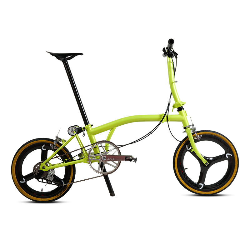 Custom 7-Speed Full Titanium Brompton Style Bike