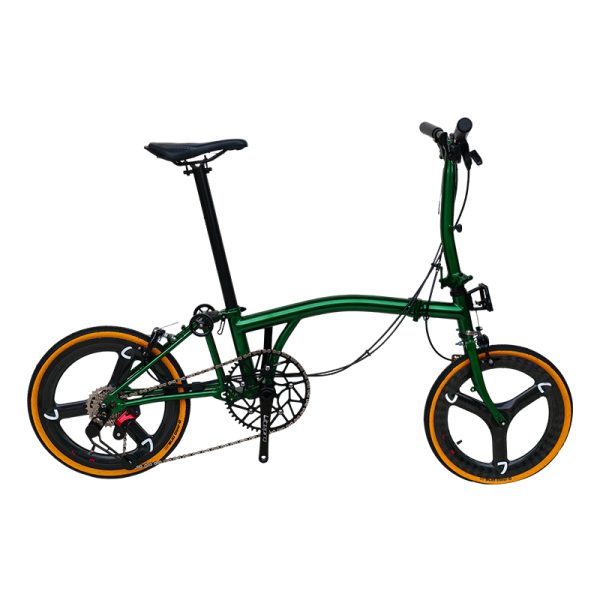 Custom 7-Speed Full Titanium Brompton Style Bike