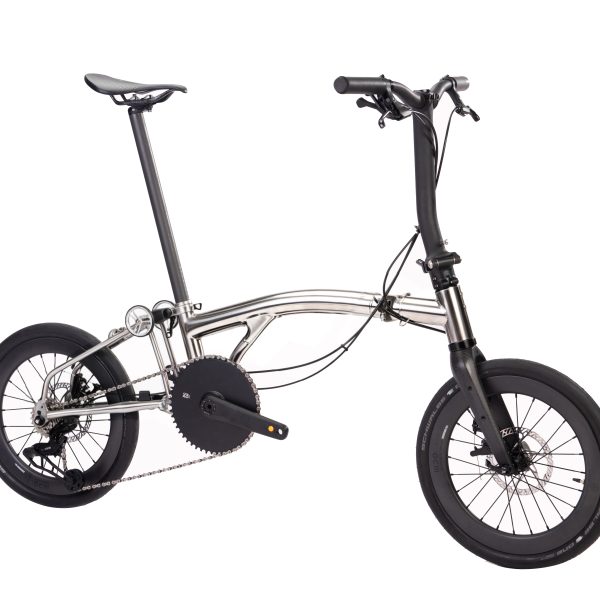 HEXATI T18 Lite – 8.8kg Titanium Tri‑Fold Gravel Bike